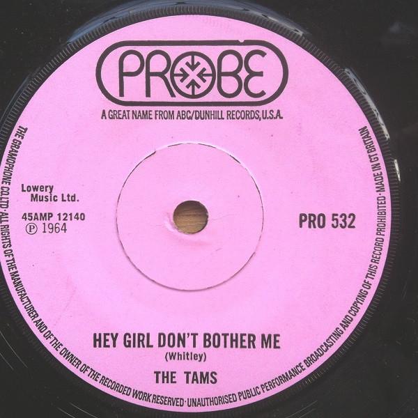 The Tams - Hey Girl Don't Bother Me
